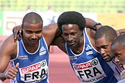 Französische 4x100 m Staffel (Foto: Martin Schmitz)